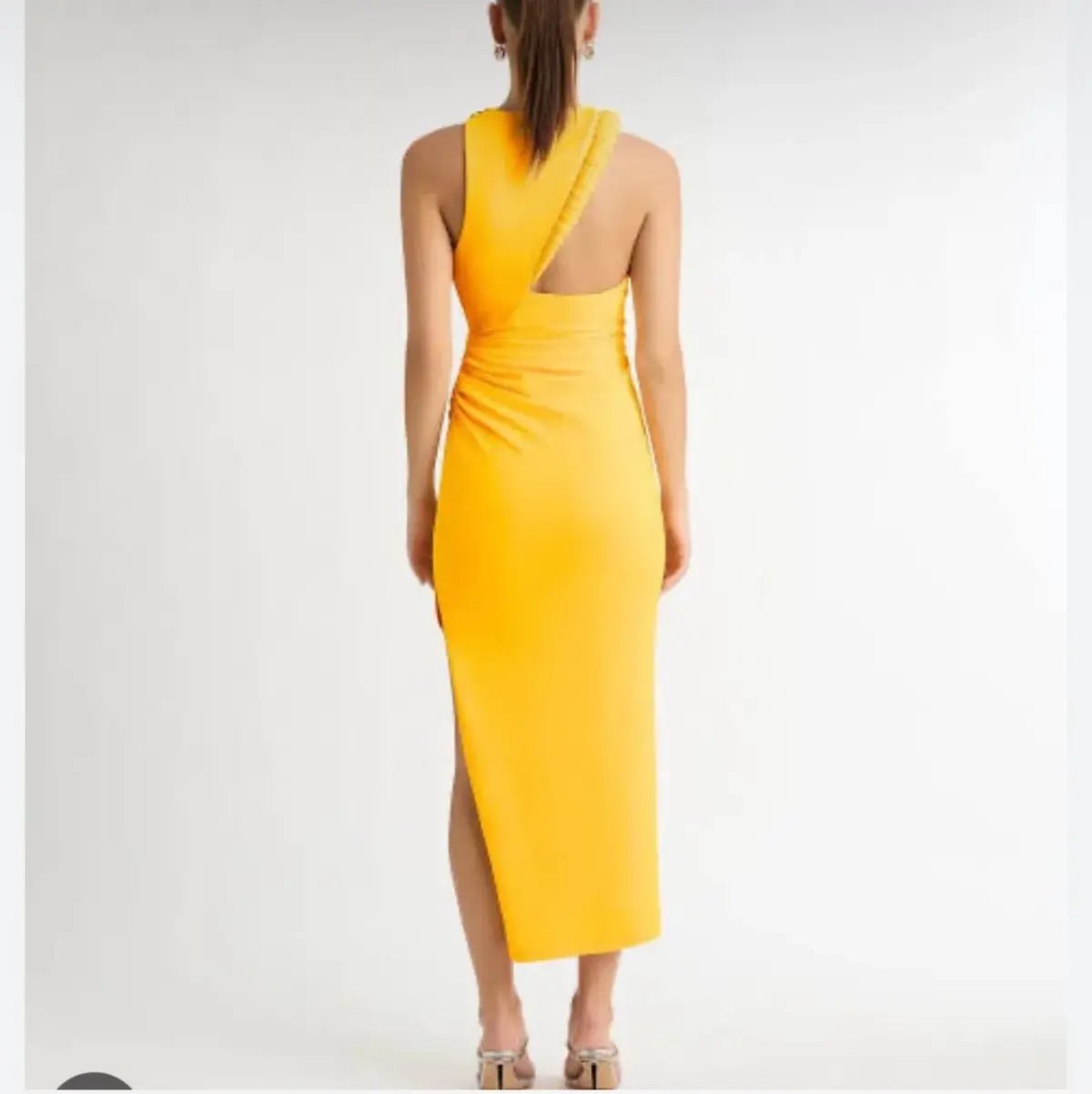 Sheike Portland Midi Dress Yellow Size 18 photo 3