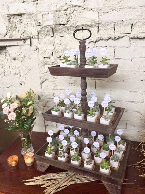 3 Tiered Wooden Serving Tray photo 2