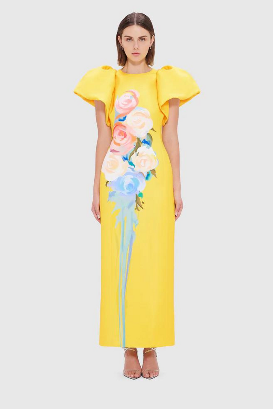 Leo Lin Lucinda Maxi Dress - Bouquet Print photo 4