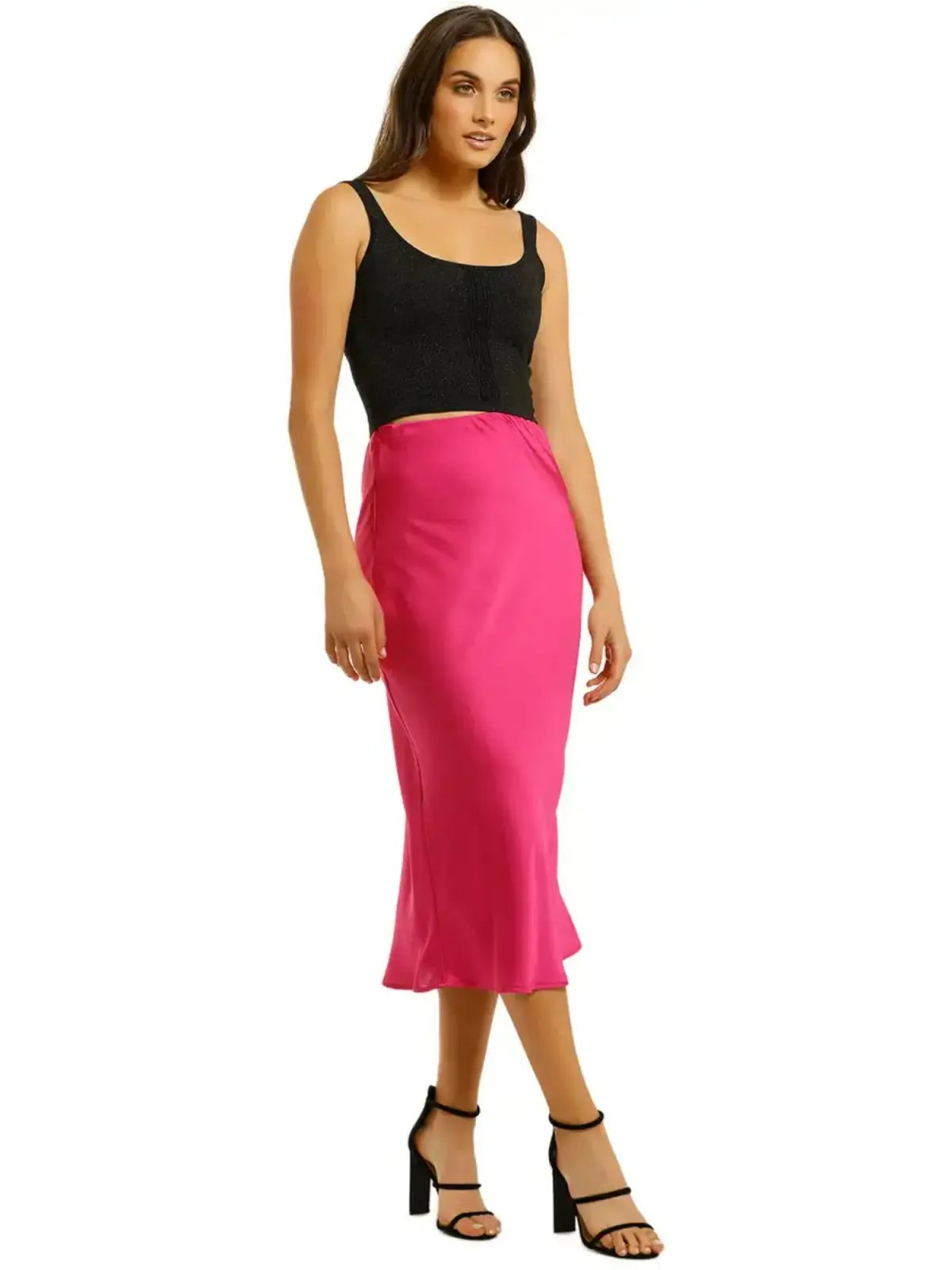 Kookai Como Bias Skirt Fuchia Pink Size 40 / AU 12 photo 2