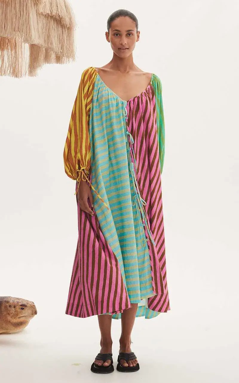 Alemais Bobbie Pool Dress Multi-colored Size AU 14 photo 2
