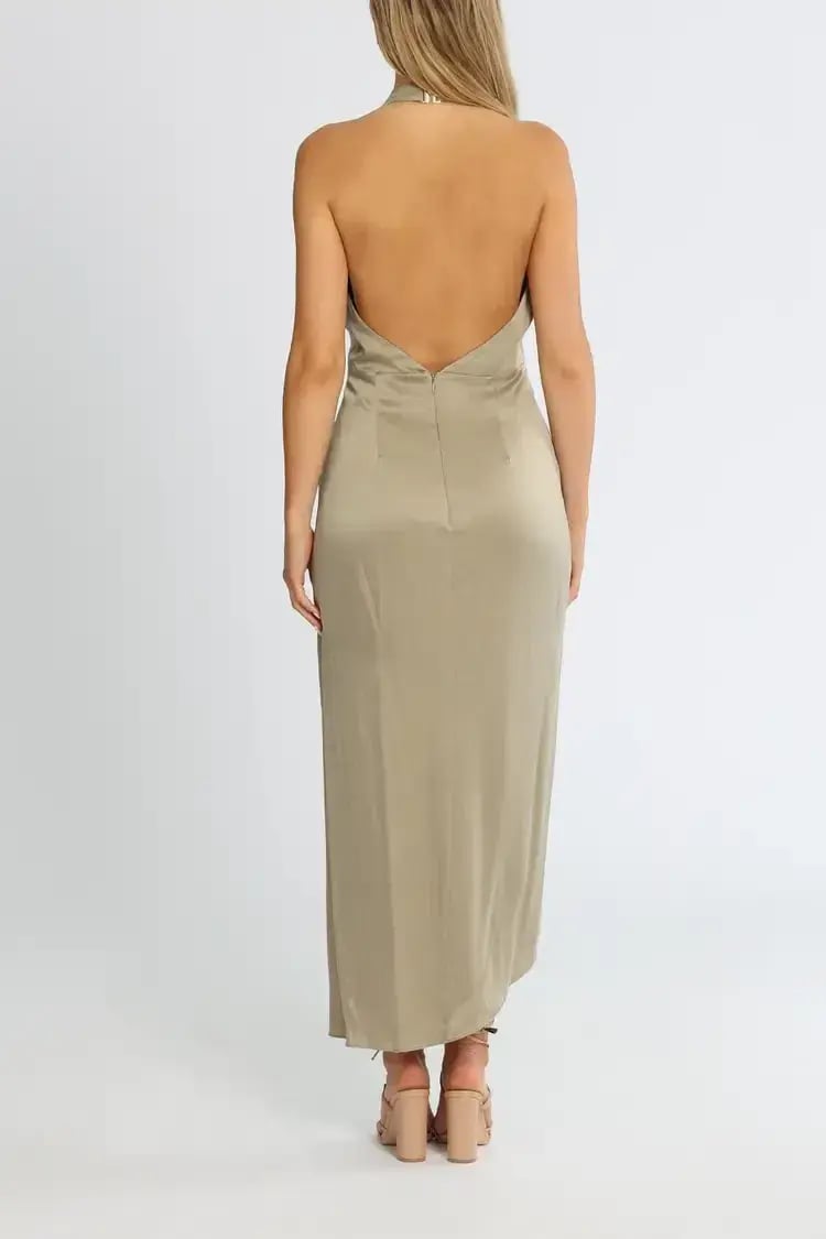 Significant Other Elaine Dress in Khaki Size 8 photo 3