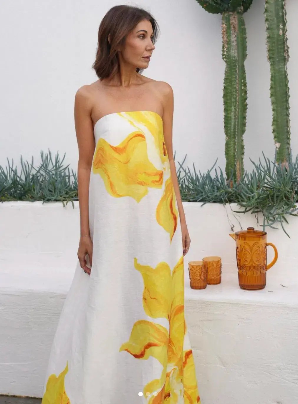 Acler Hopton Dress Ivory Calla Lily Size 12 photo 6