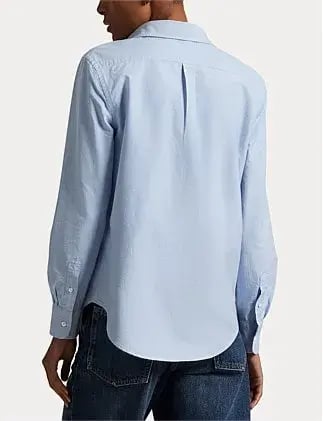 Polo Ralph Lauren THE ICONIC CLASSIC FIT OXFORD SHIRT Blue Size 12 photo 2