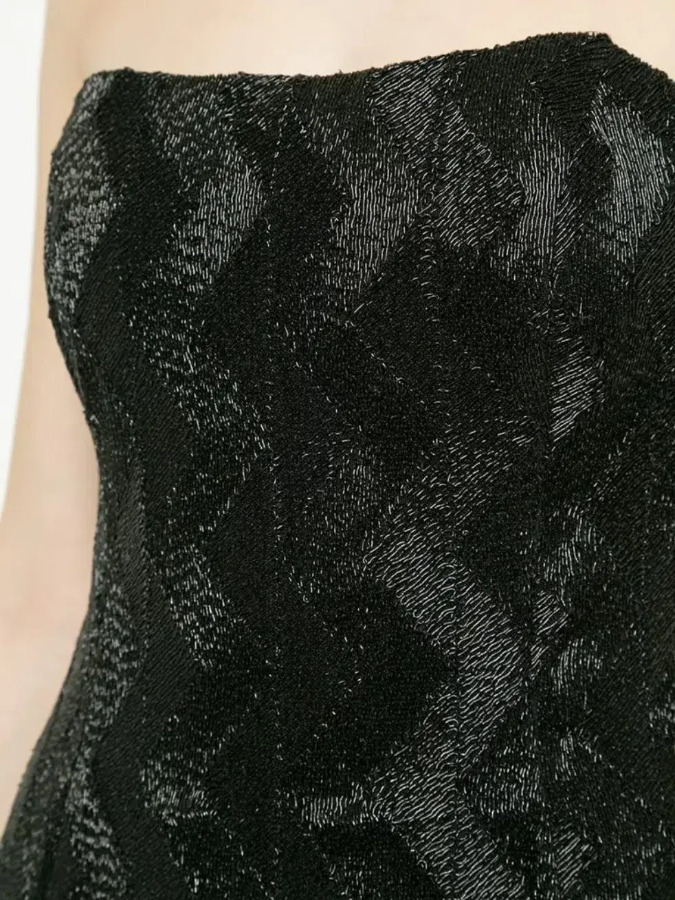 Manning Cartell No Filter Strapless Midi Dress Black Size 12 photo 2