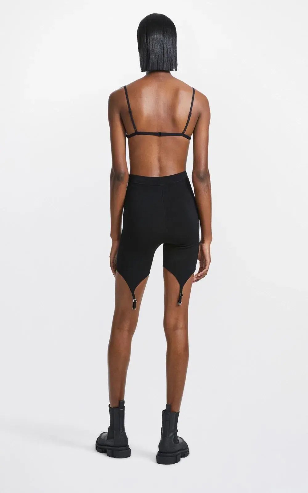 Dion Lee Trace Lace Bandeau Top Black Size 8 photo 3