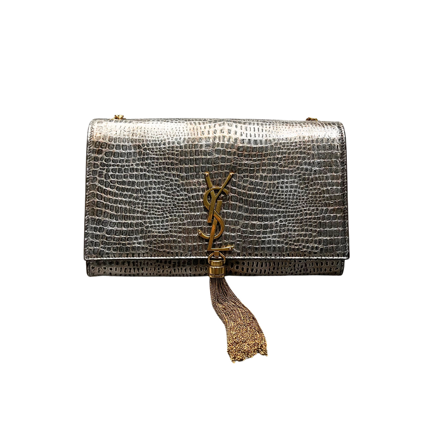 Saint Laurent Crocodile-embossed Kate Shoulder Bag photo 2