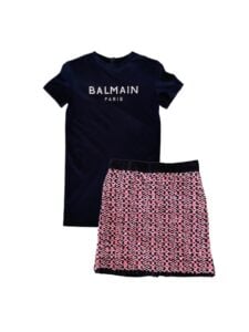 Lanvin Pink Tweed Skirt photo 7