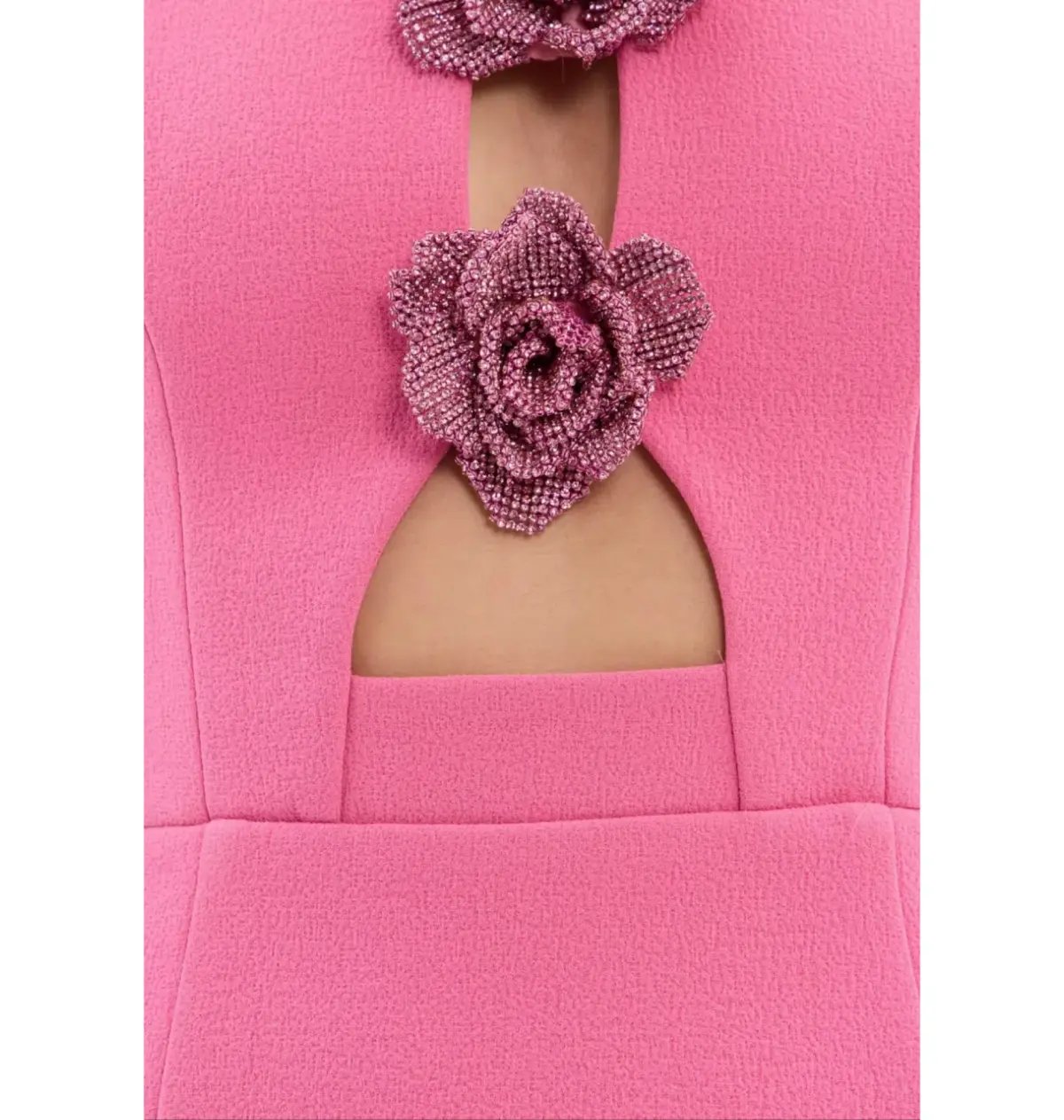 Rebecca Vallance Aubree Flower Mini Dress in Rose Size AU 12 photo 4