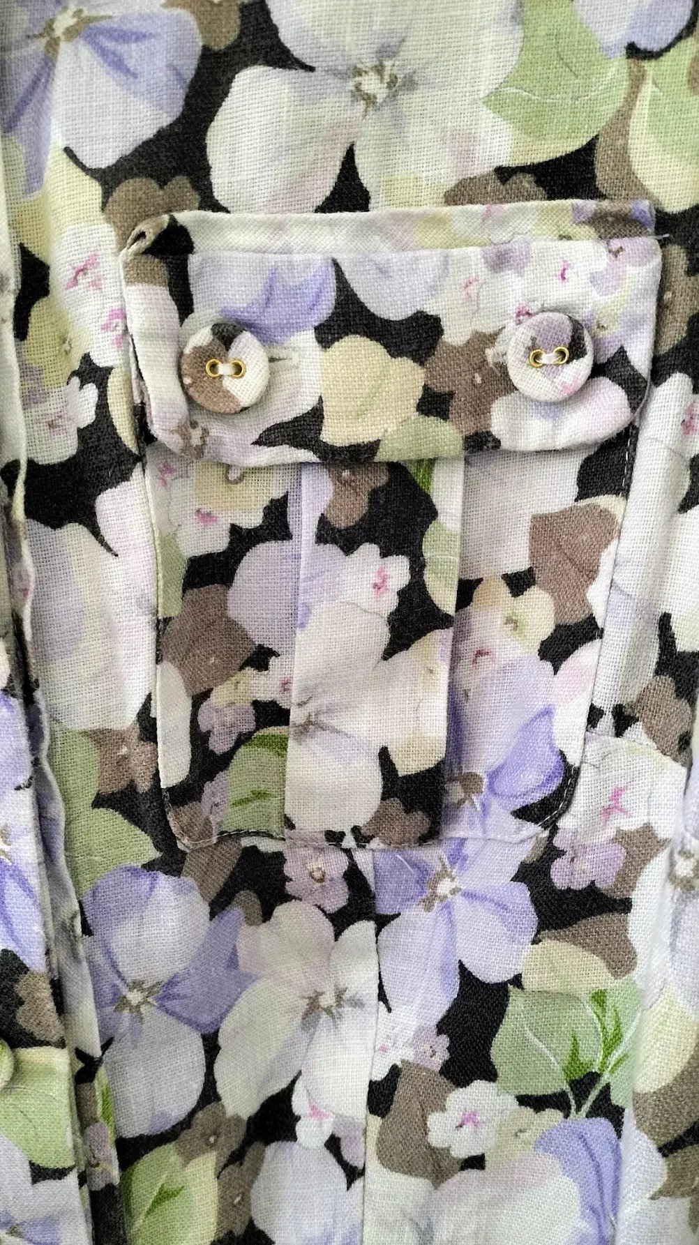 Zimmermann Ninety Six Shirt Dress Pansy prints Size 0 AU8 US 4 IT 40 FR 36 photo 9