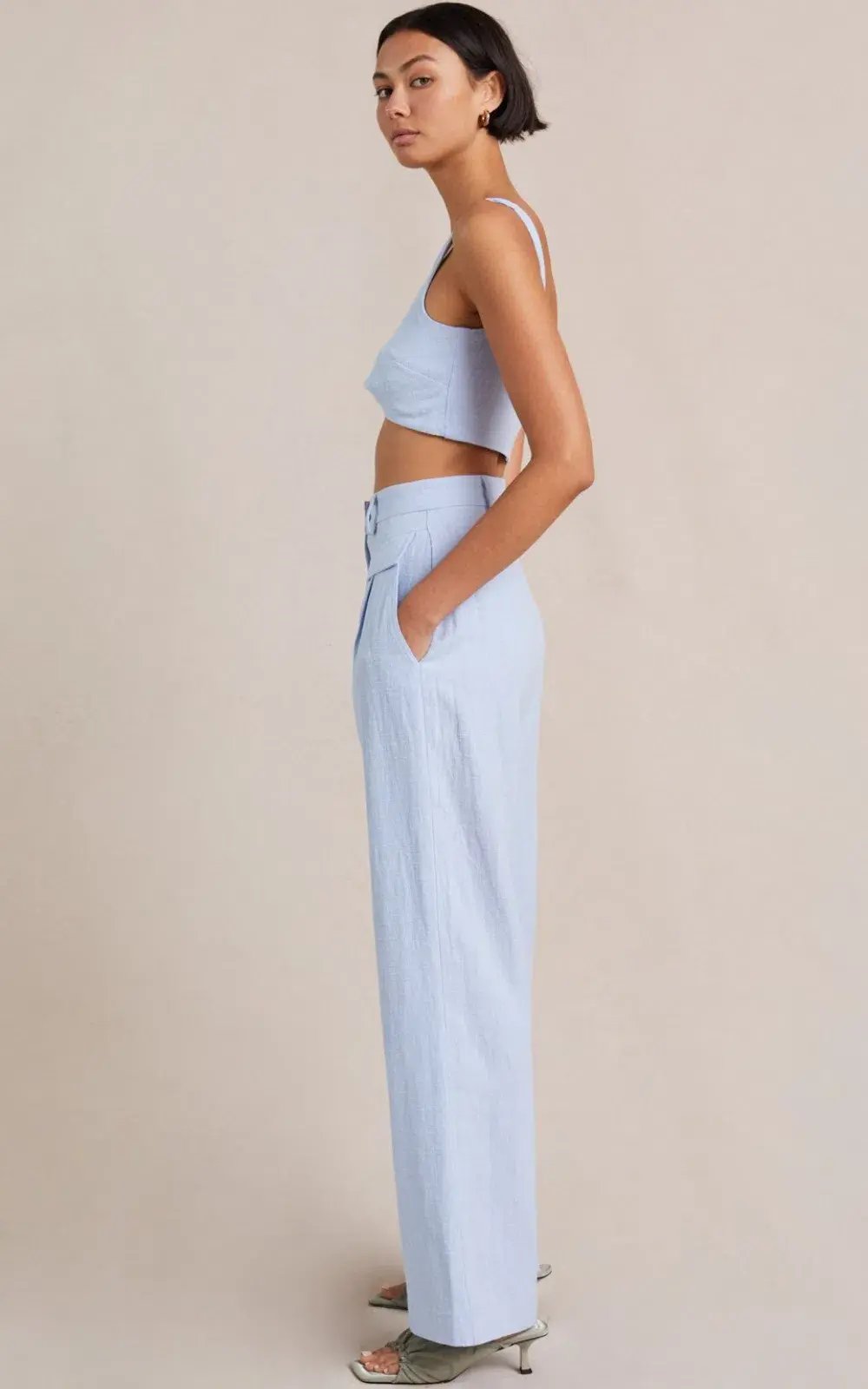 Bec and Bridge Phoebe Top and Pants Set Blue Size 8 photo 3
