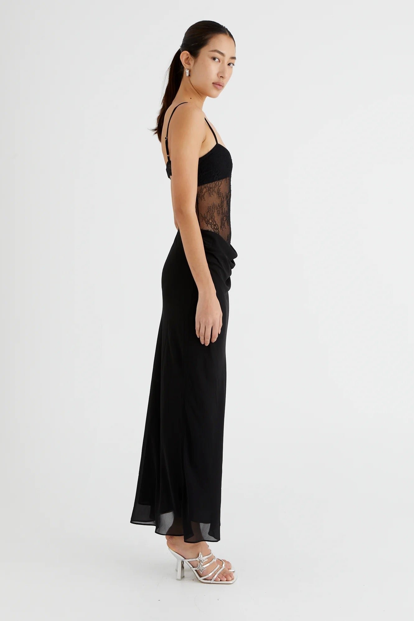 BENNI GABRIEL DRESS - BLACK photo 4