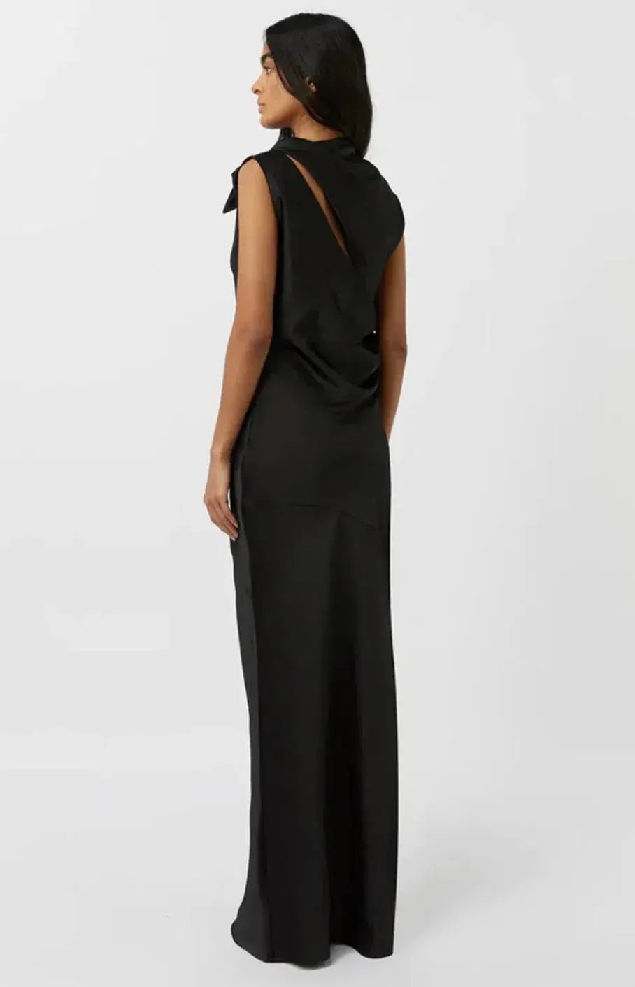 Camilla & Marc Karsten Knot Maxi Dress Black Size 10 photo 4
