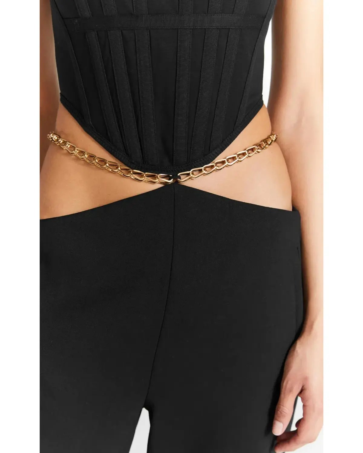 Dion Lee Chain Suspend Pant Black Size AU 6 photo 2