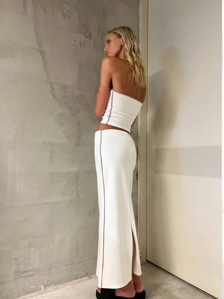 With Harper Lu Fiesta Contrast Set White Size 6 photo 3