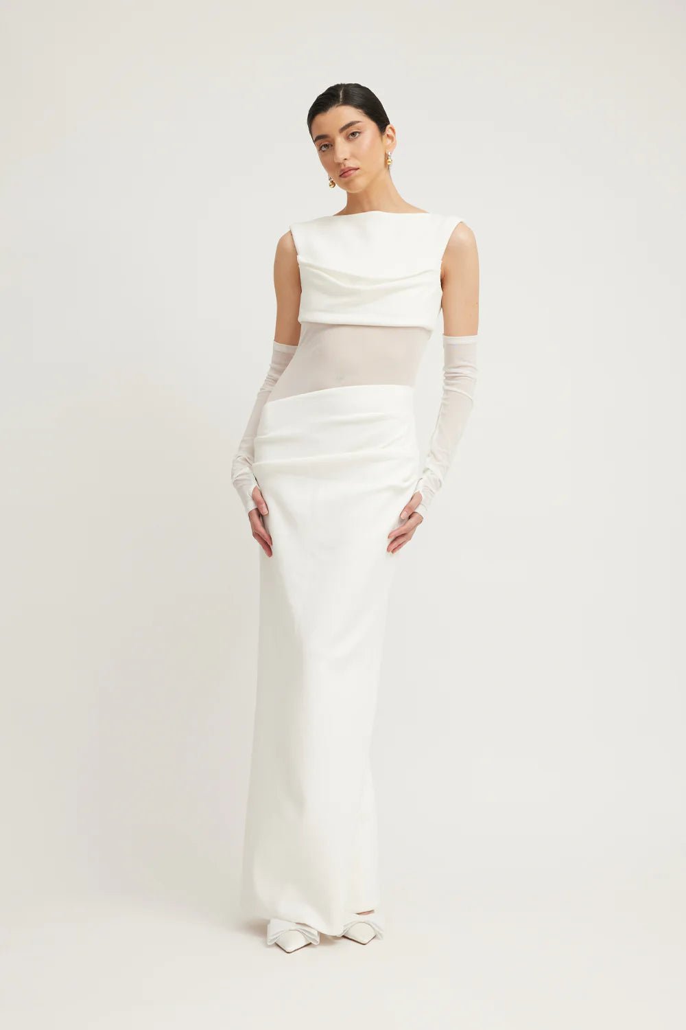 TOJHÀ IRENA DRESS - IVORY photo 5