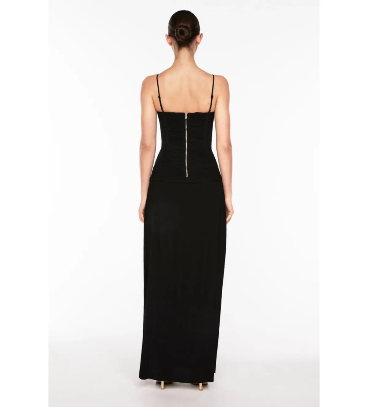 Manning Cartell Double Time Pleat Dress Black Size 6 photo 3
