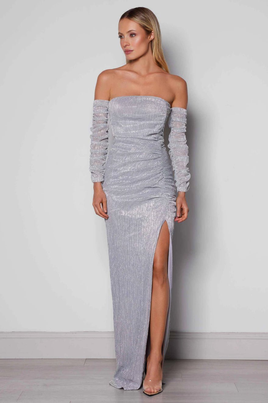 Elle Zeitoune Gavin Dress - Silver photo 3