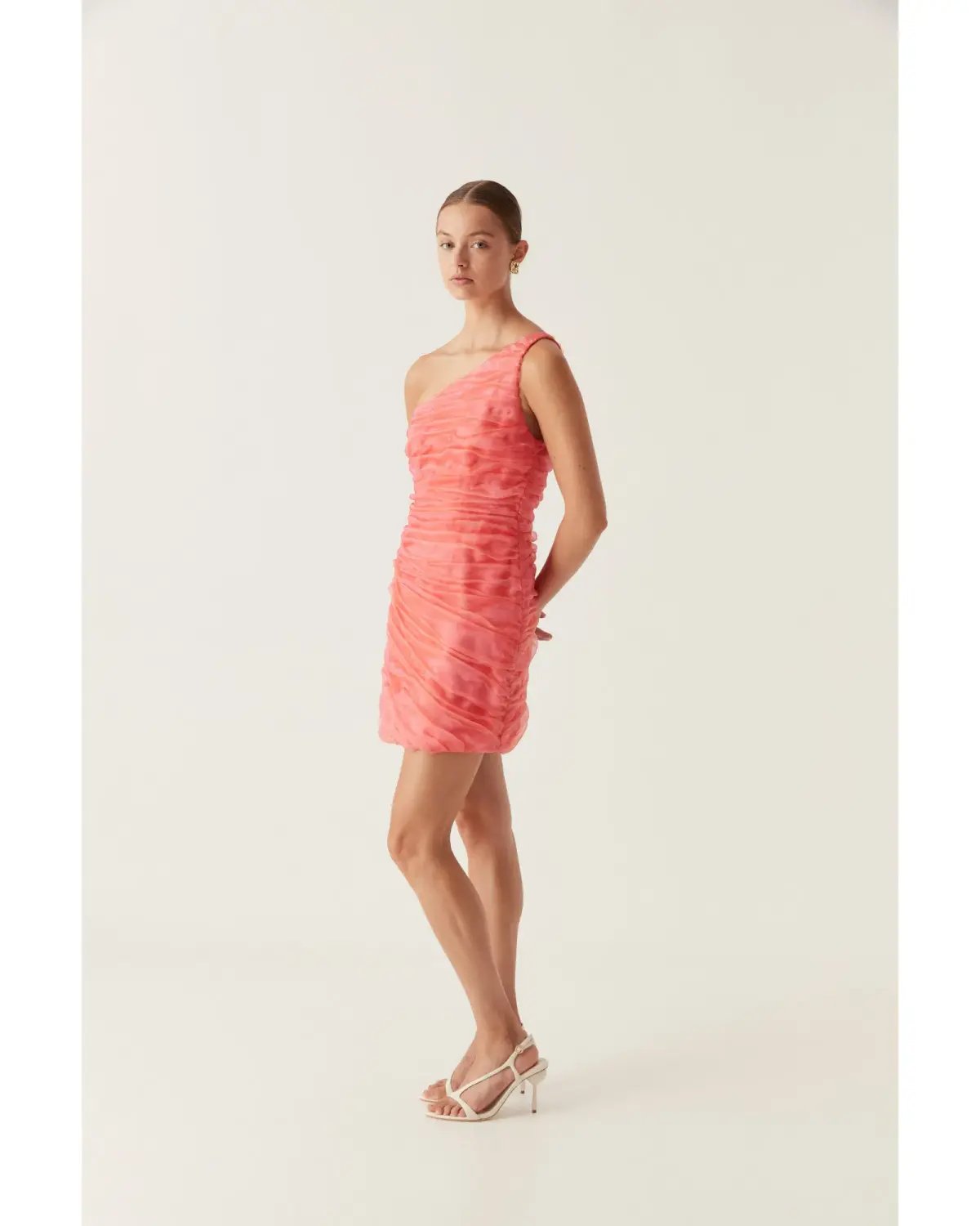 Aje Mercury Dress in Coral Size AU 10 photo 3