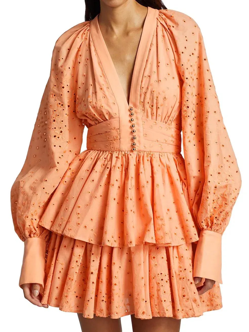 Acler Amelia Dress Orange Size 10 photo 3