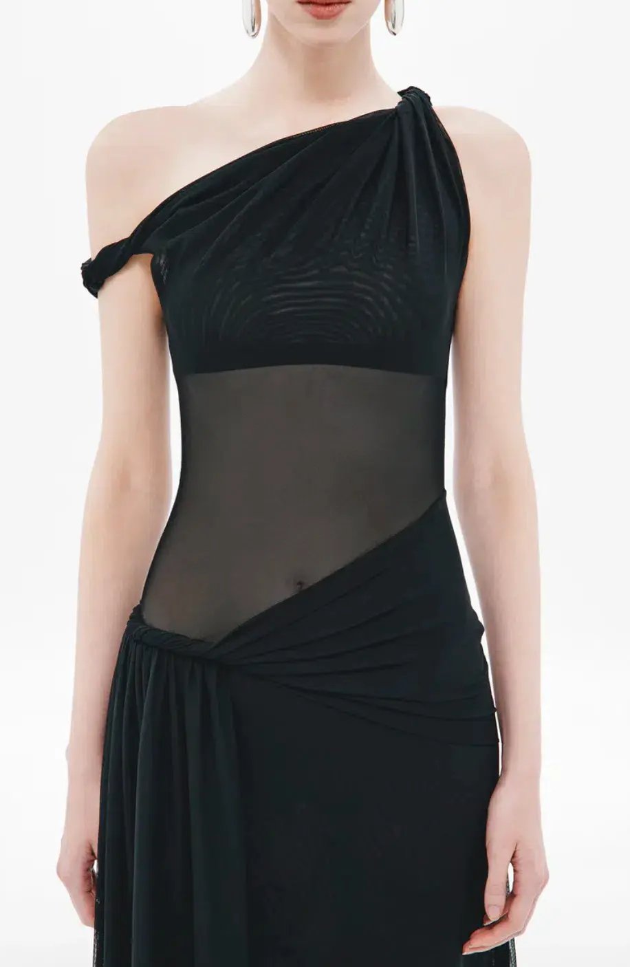 MISHA THE SISAL MESH DRESS - Black XS AU 6 photo 2