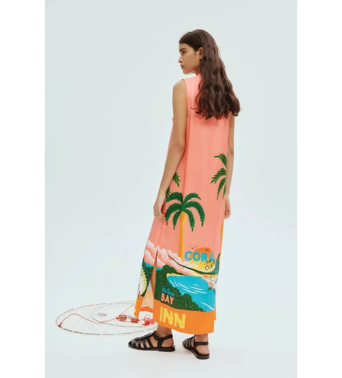 Alemais Paradiso Silk Midi Dress in Print Size 16 photo 3