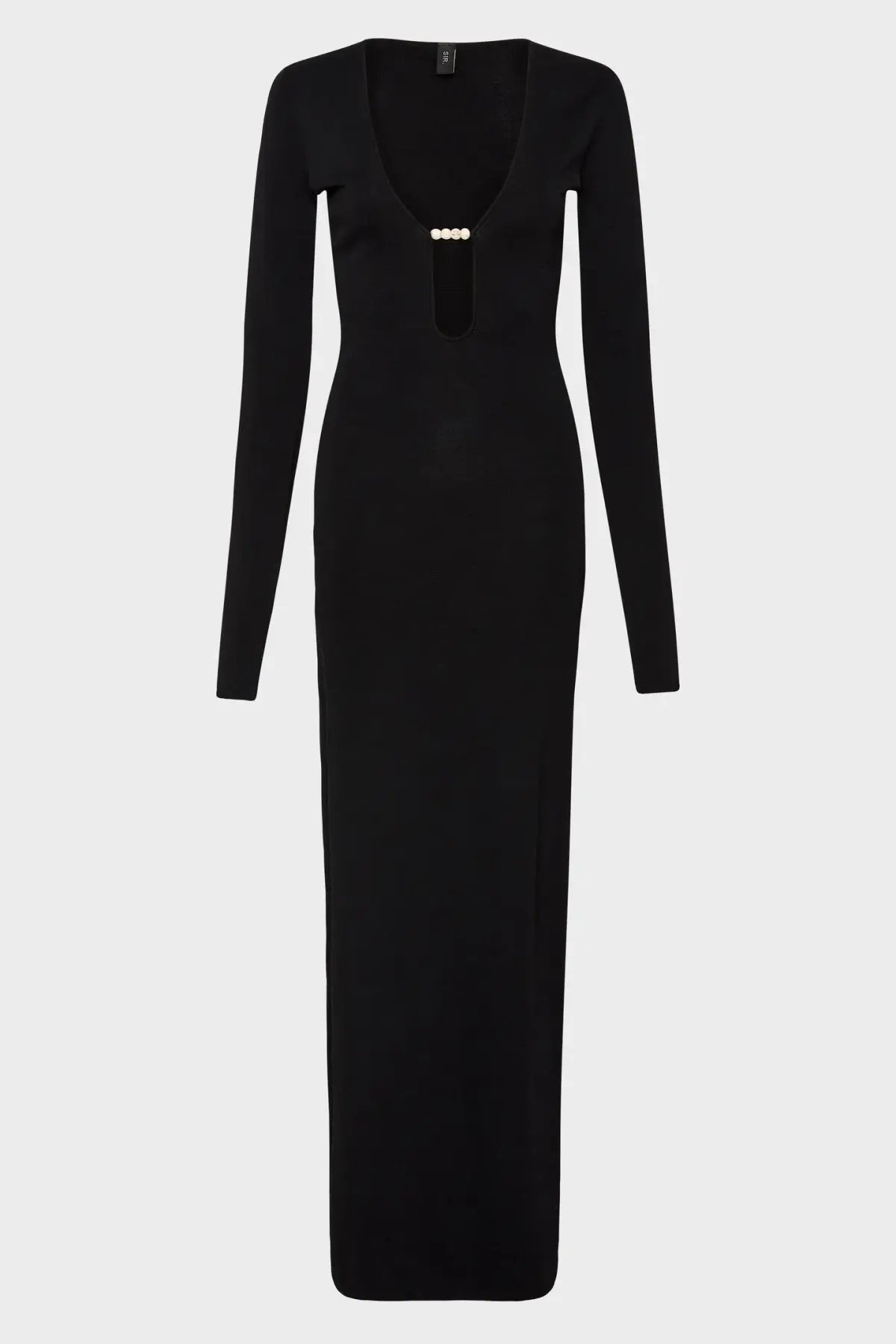 Sir the Label Kinetic Beaded Long Sleeve Maxi Dress Black Size 0 / AU 6 photo 5