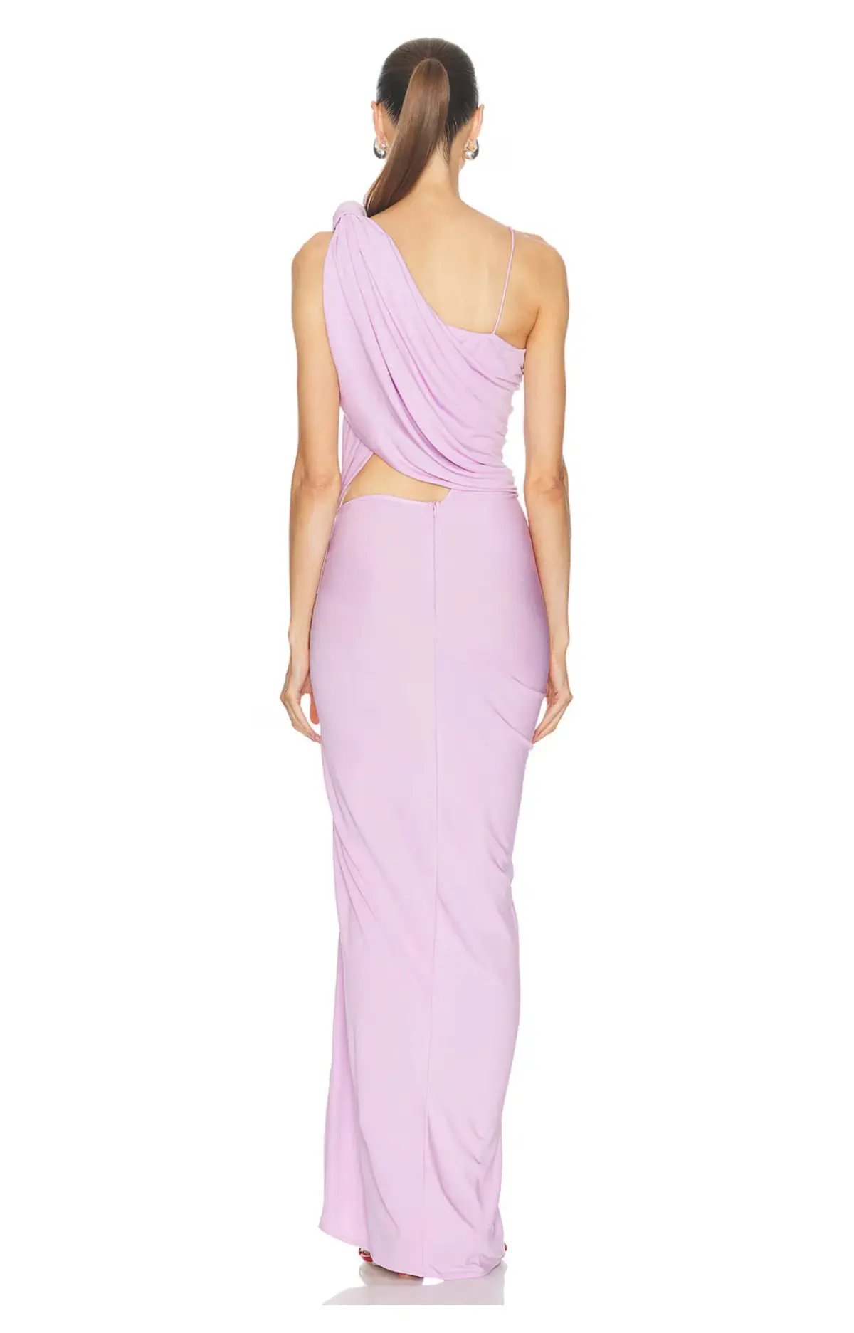 Christopher Esber Twisted Lever Maxi Dress Pink Size 8 photo 4