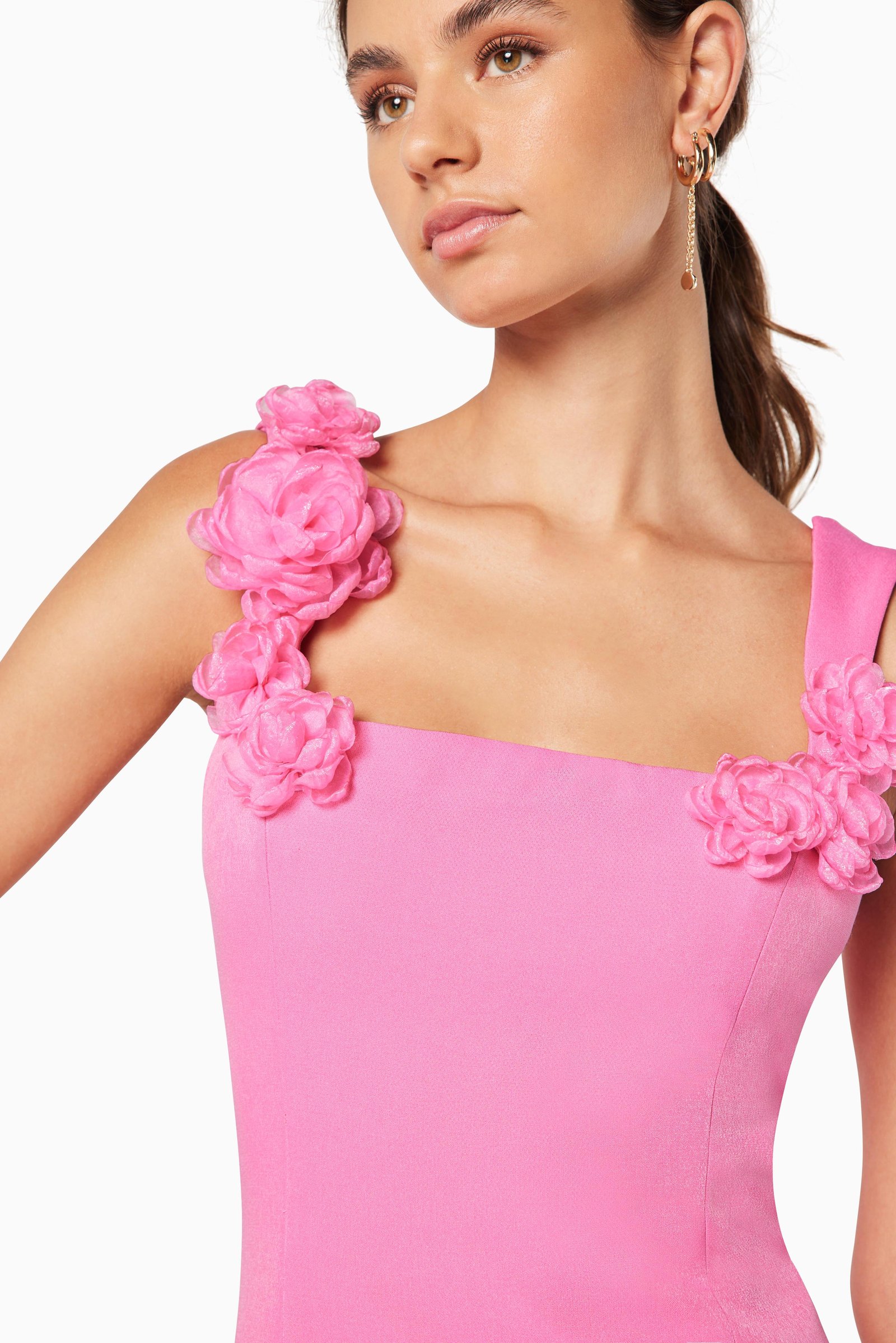 ELLIATT TROMPE DRESS - PINK photo 3