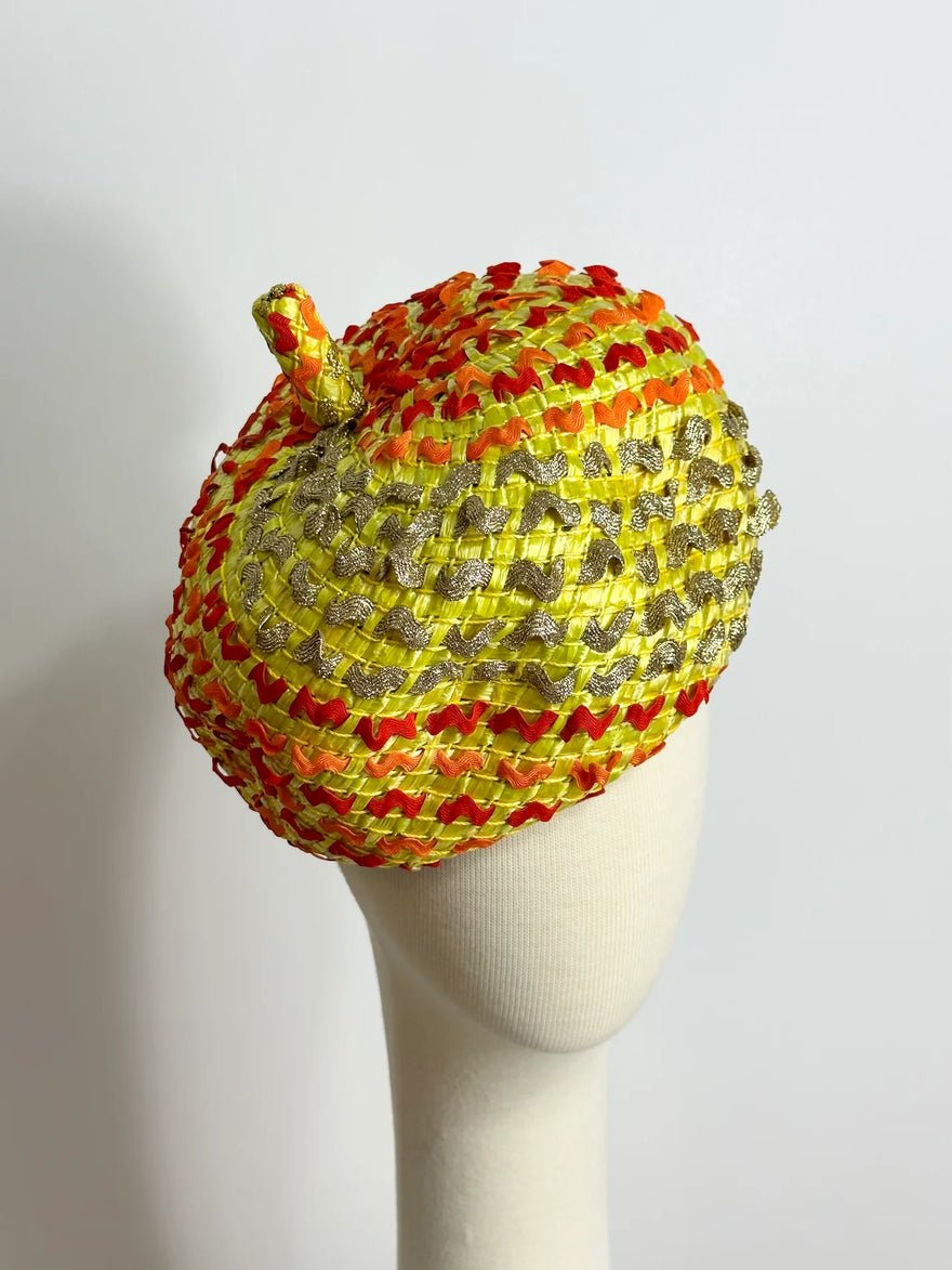 Possum Ball Millinery Weaved Beret photo 2