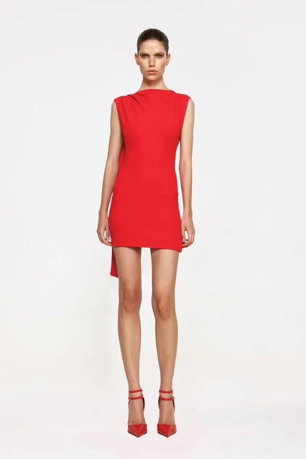 Effie Kats Audrey Mini Dress - Cherry Red photo 2