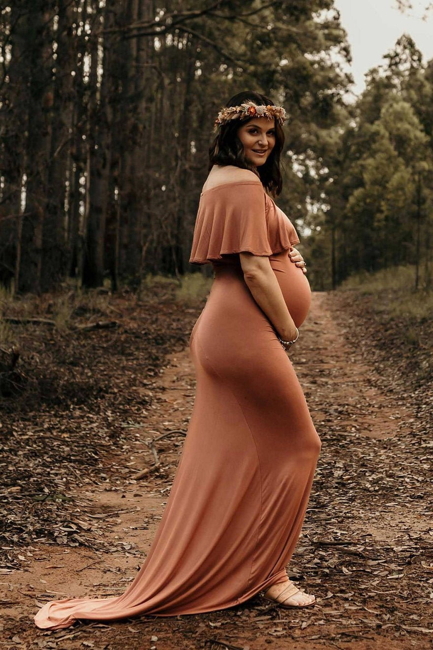 Bloom Maternity Monaco Off The Shoulder Maxi photo 3