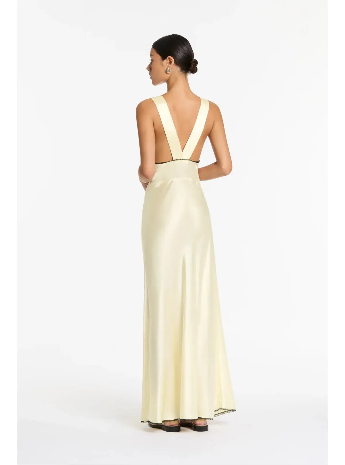 Sir The Label Aries Cut Out Gown Lemon Size 0 / AU 6 photo 3