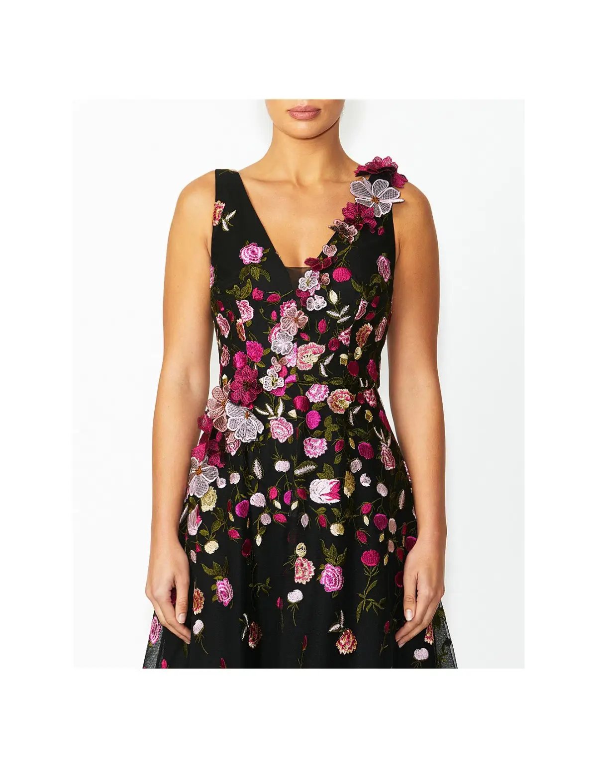 Anthea Crawford Belle Floral A line Dress Size 8 photo 2