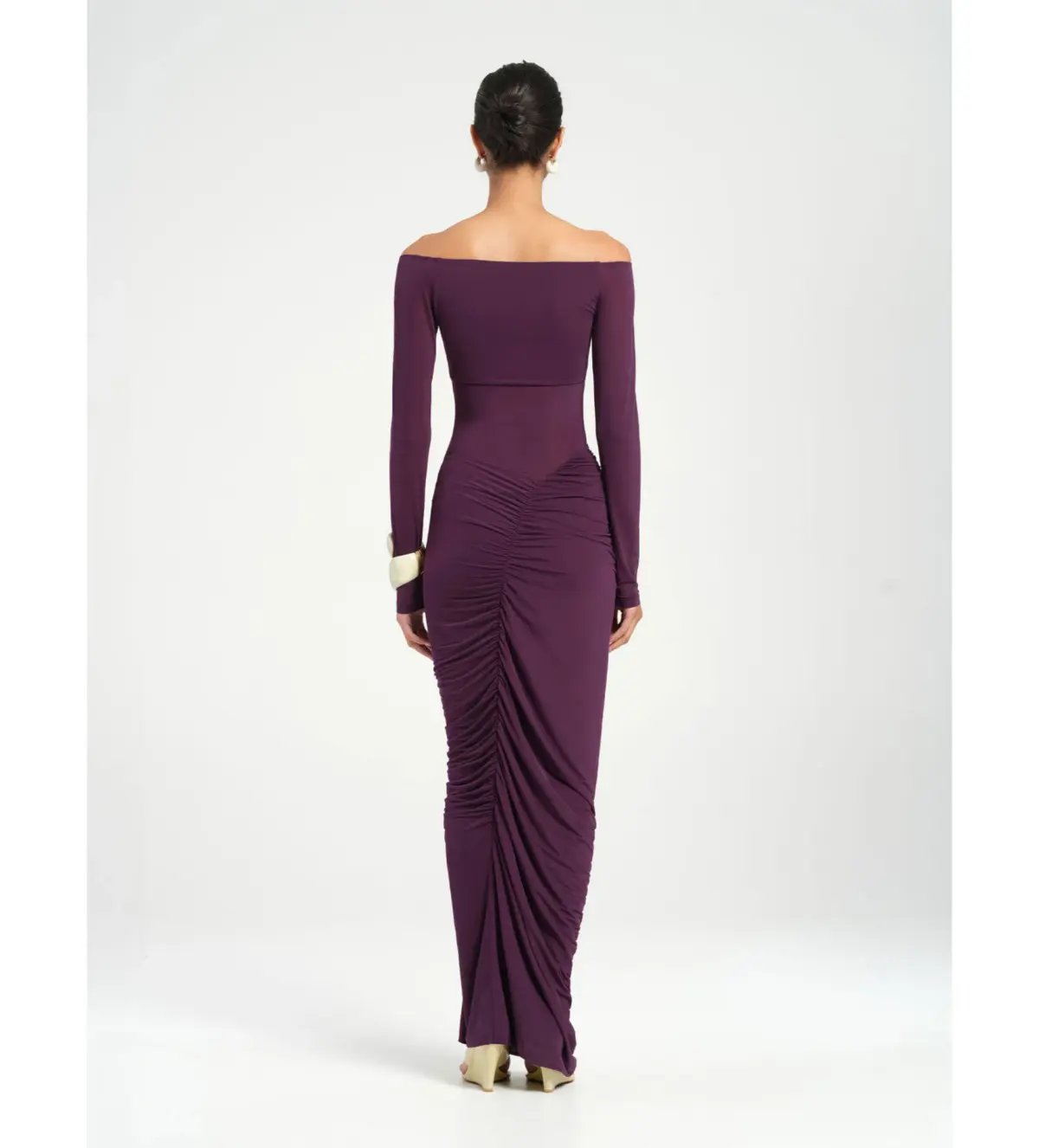 BENNI Wilma Maxi Dress Purple Size 10 photo 2