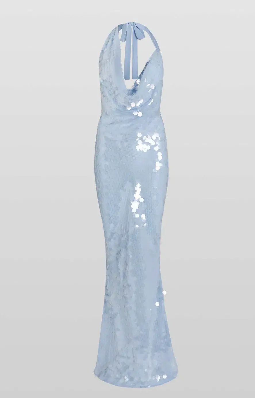Rat and Boa Anais Dress in Cornflower Blue Size Small/Au 8 photo 4