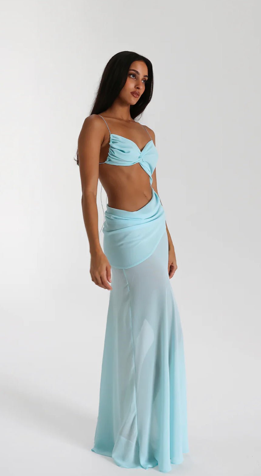 Natalie Rolt Dahlia Gown Baby Blue photo 3