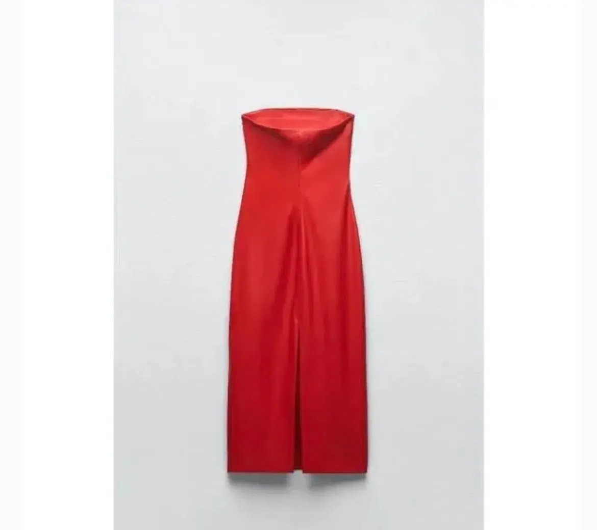 Girl On Fire Vegan leather dress photo 5
