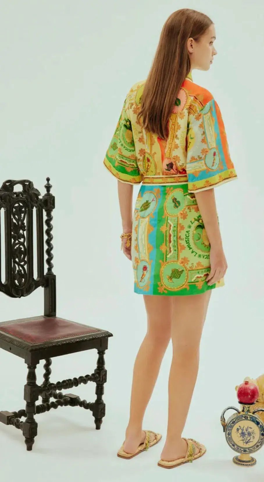 Alemais La Musica Mini Dress Print Size 12 photo 2