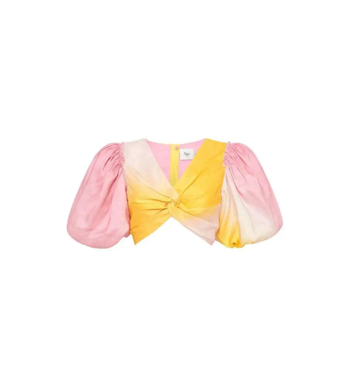 Aje Cloud Burst Puff Sleeve Cropped Top & Midi Skirt AU 8 photo 8