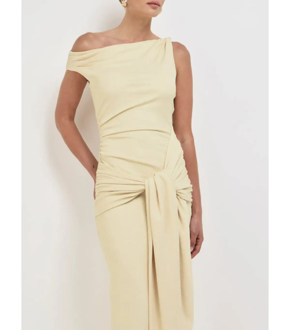 Sheike Olivia Maxi Dress Pale Yellow Size AU 12 photo 2