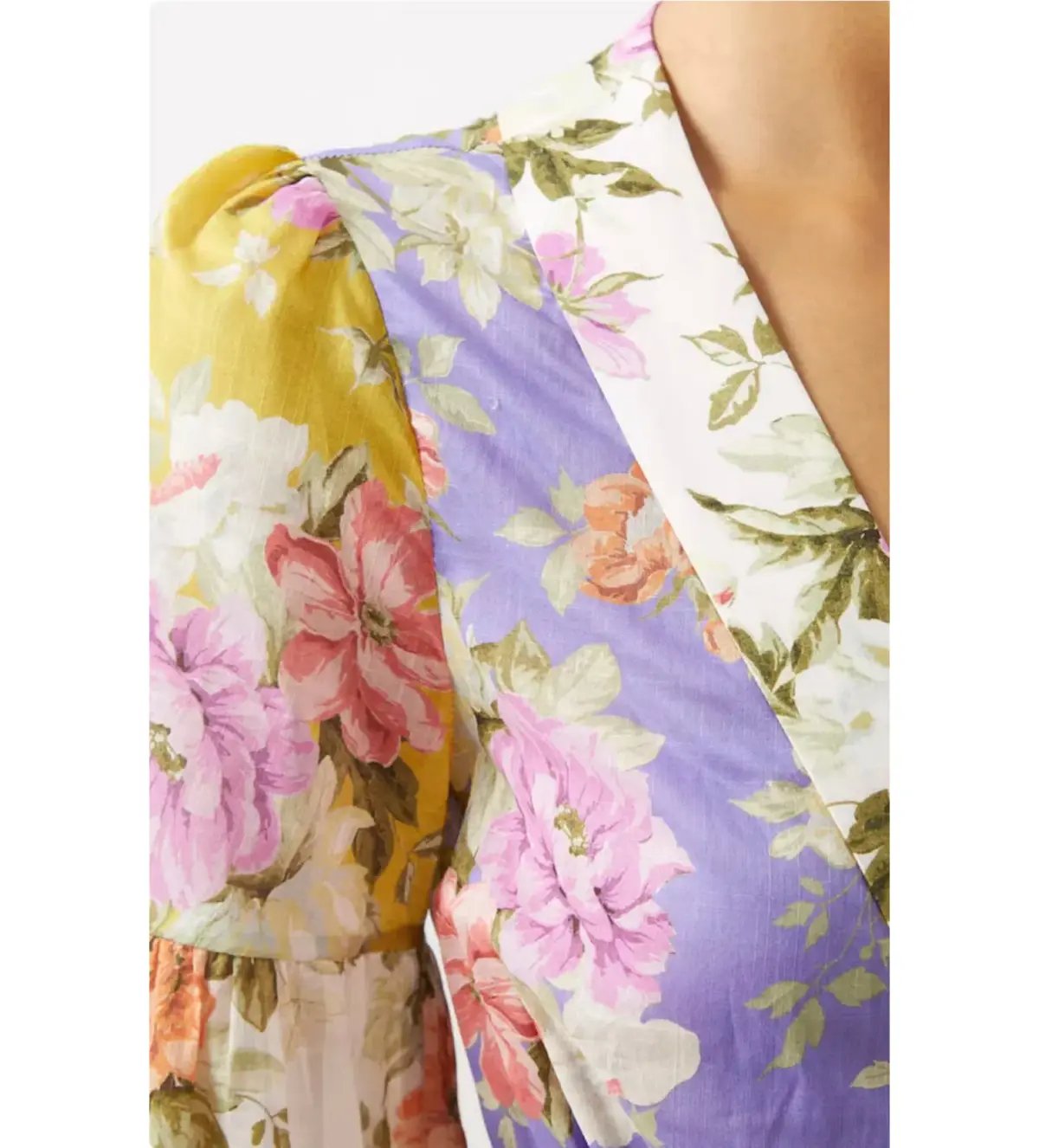 Zimmermann Pattie Wrap Midi Dress Floral Size 0 / AU 8 photo 4