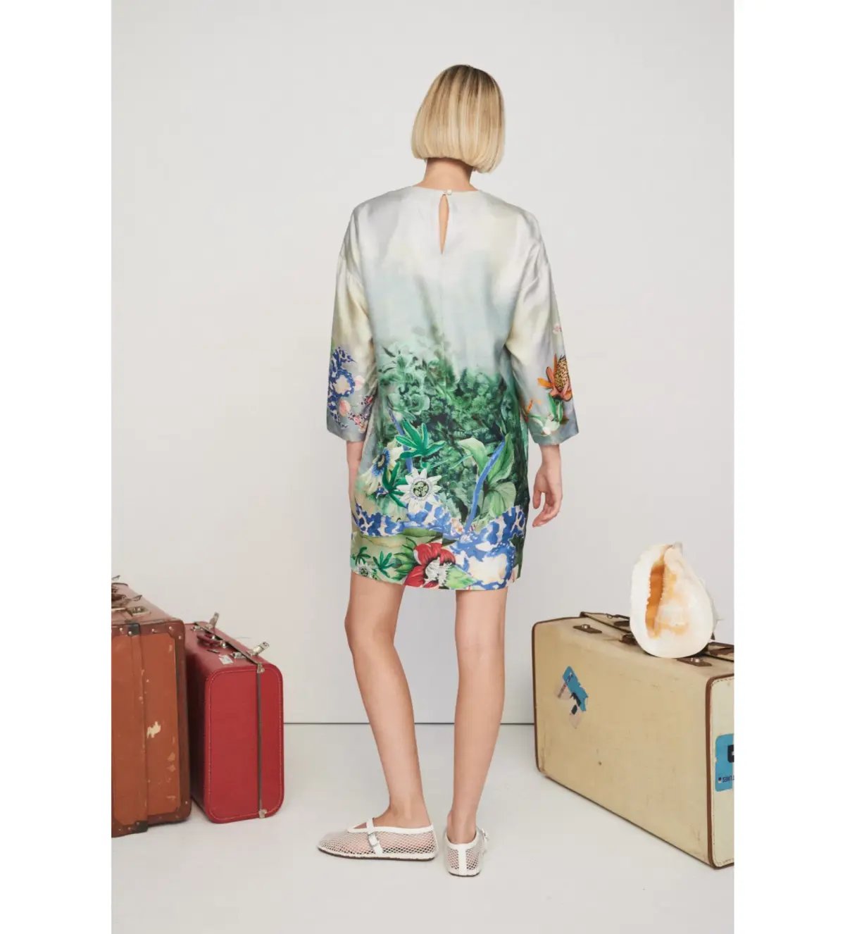 Alemais Mirage Mini Dress Floral Size 8 photo 2