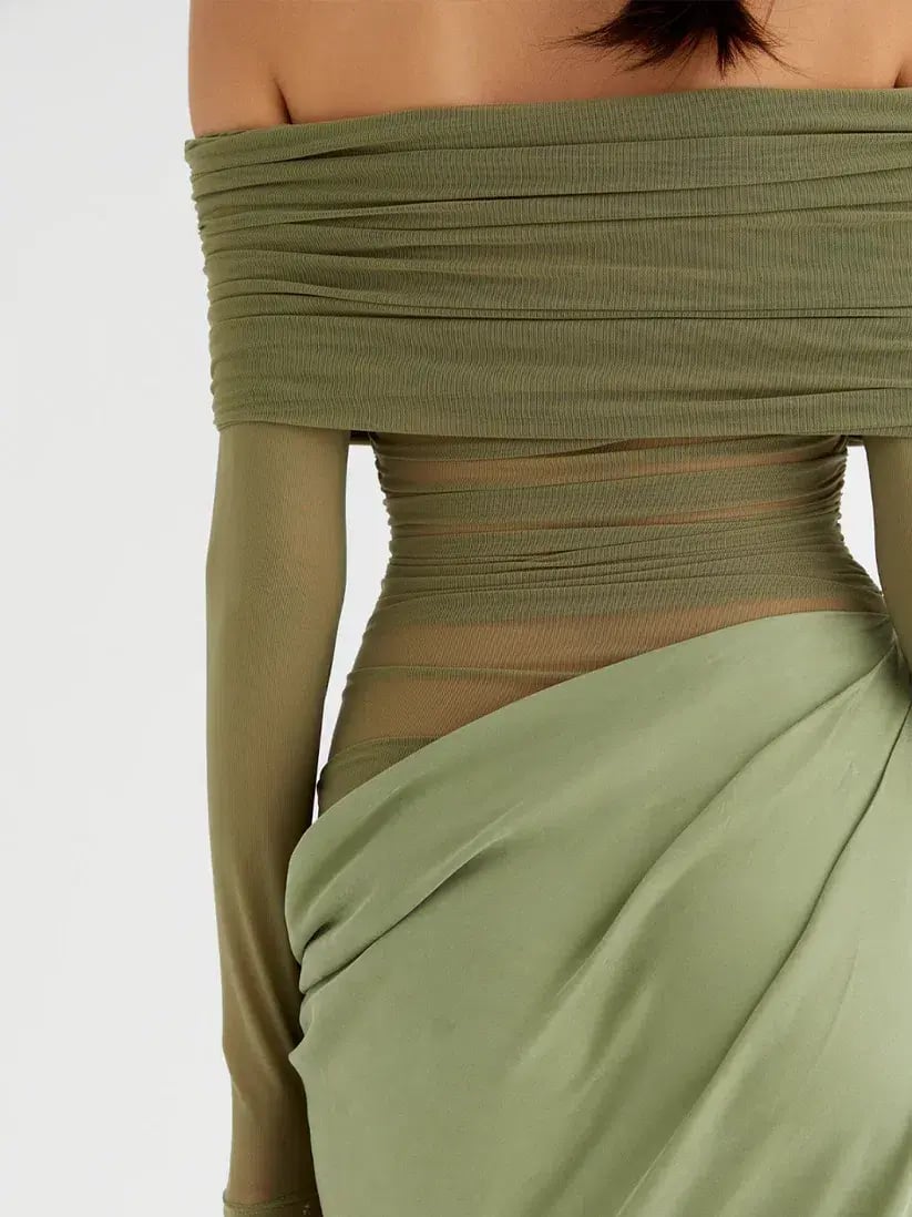 Benni Yasmin Maxi Dress Pistachio Size AU 8 photo 3