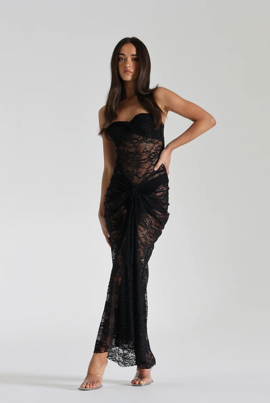 Natalie Rolt Naomi Dress in Black photo 4