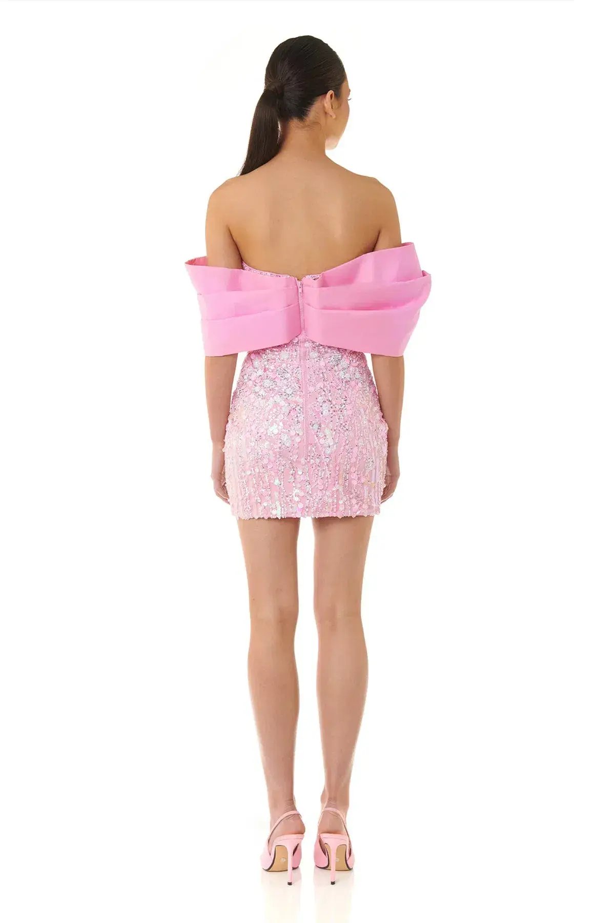 Eliya the Label Bianca Mini Dress in Pink Size XS / AU 6 photo 3