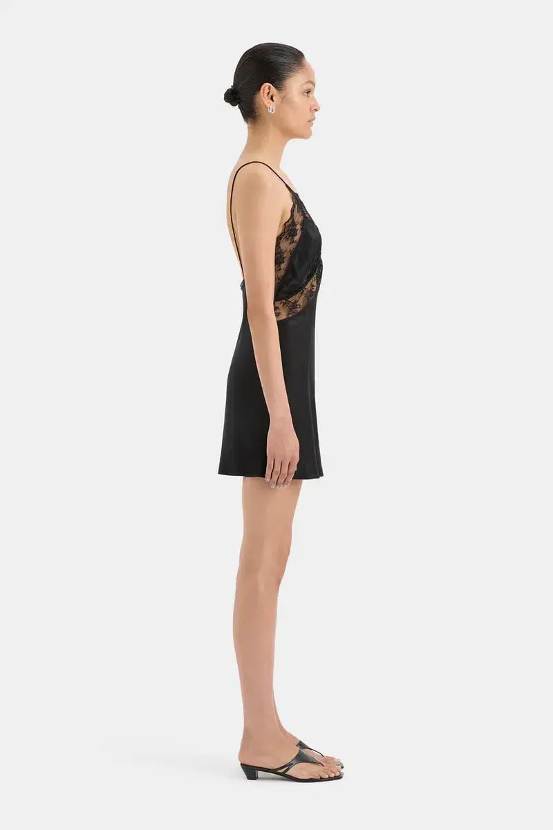 Sir the Label Aries Mini Slip Dress Black Size 1 /AU 8 photo 2
