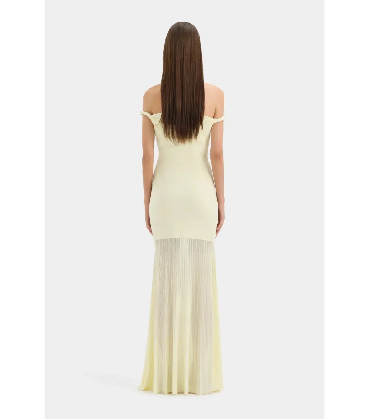Sir the Label Elia Off Shoulder Twist Maxi Dress in Lemon Sorbet Size 0 / AU 6 photo 2