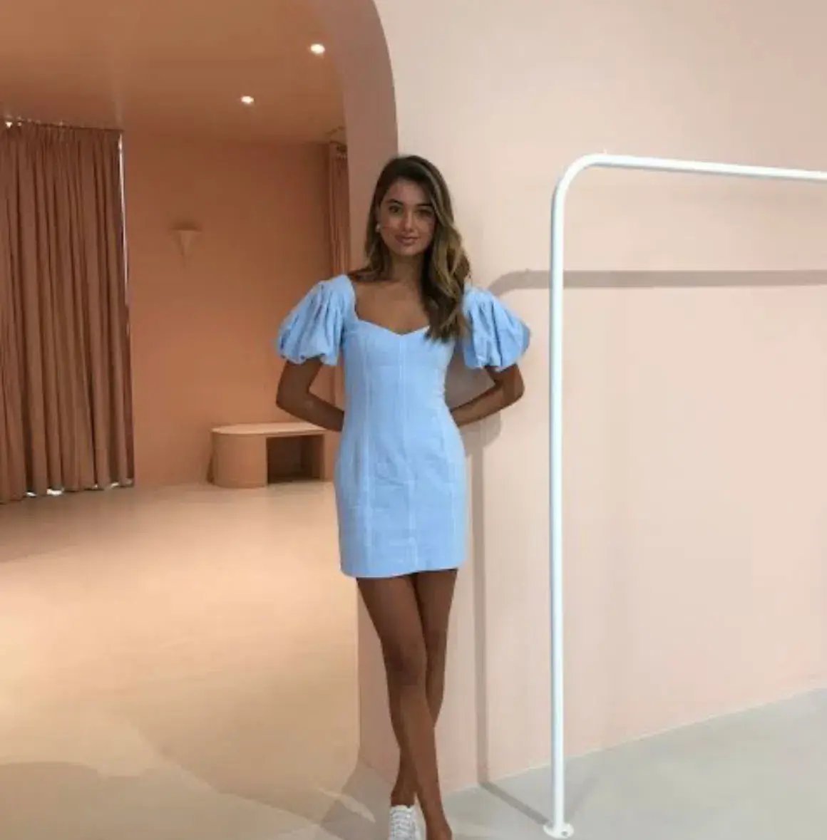 Bec & Bridge Anika Mini Dress Blue Size 10 photo 5