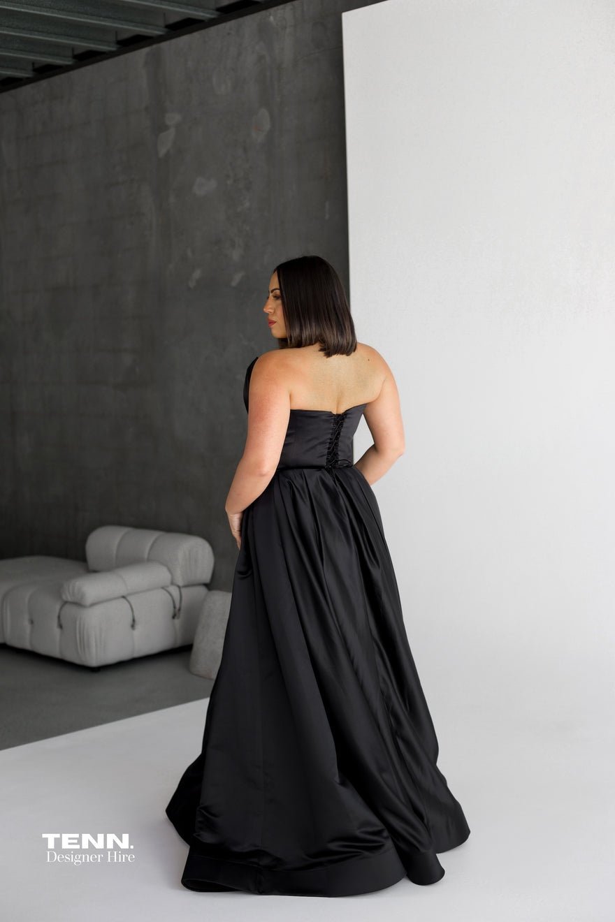 Lia Stublla Vienna Gown - Black photo 3